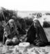 Palestine: Bedouin women grinding grain near Beersheba (Be'er Sheva, Bi'r as-Sab), 1932